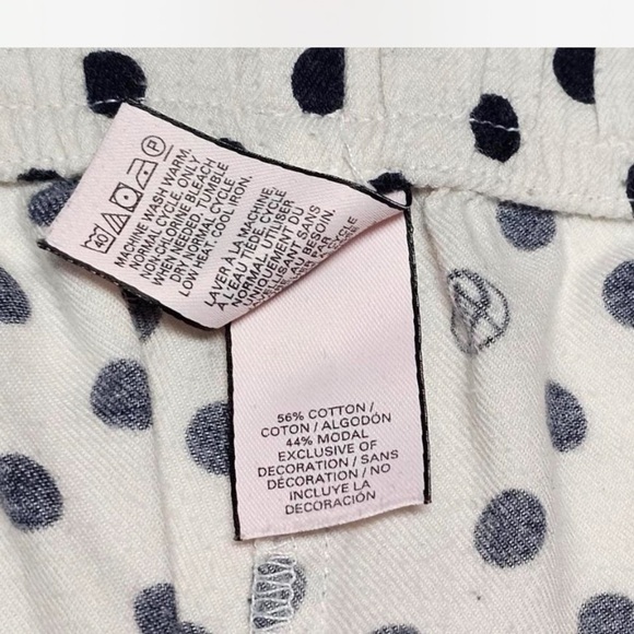 Victoria Secret Polka Dot Pajama Pants with Pink Accents - Picture 5 of 5